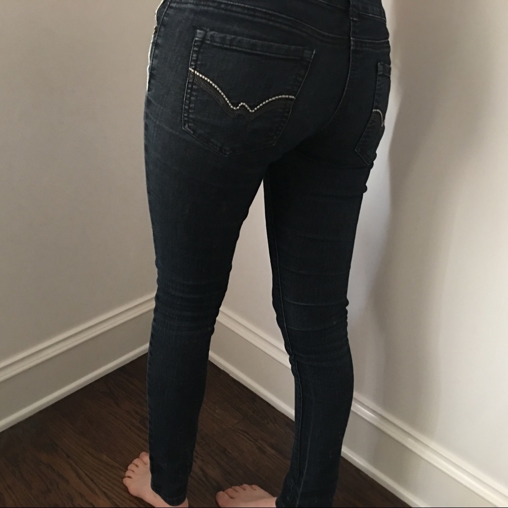 Papaya Skinny Blue Jeans